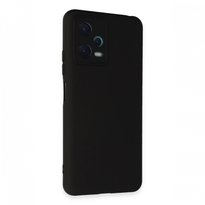 Newface Xiaomi Redmi Note 12 5G Kılıf Nano içi Kadife Silikon - Siyah