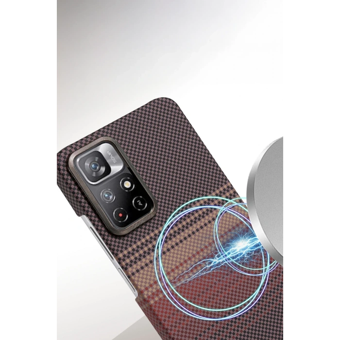 Newface Xiaomi Redmi Note 12 Pro 4G Vega Magsafe Kapak - Mavi