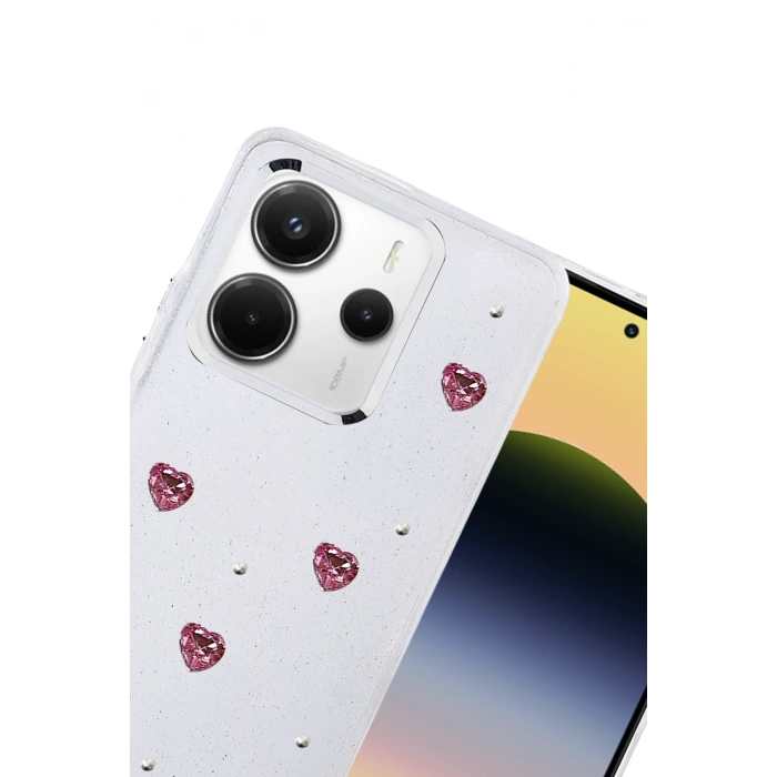 Newface Xiaomi Redmi Note 14 4G Fiyonk Desenli Kapak - Desen 3