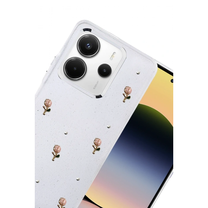 Newface Xiaomi Redmi Note 14 4G Fiyonk Desenli Kapak - Desen 6