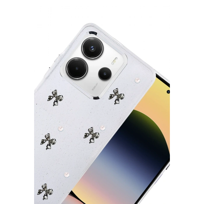 Newface Xiaomi Redmi Note 14 4G Fiyonk Desenli Kapak - Desen 8