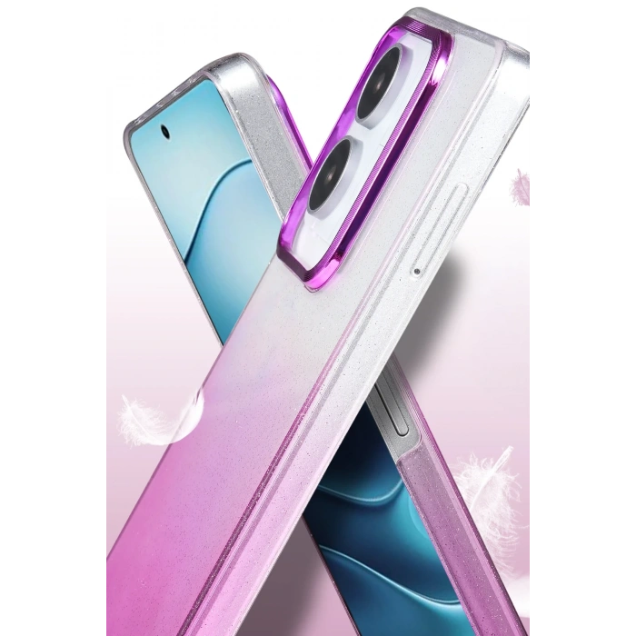 Newface Xiaomi Redmi Note 14 4G Glossy Kapak - Pembe