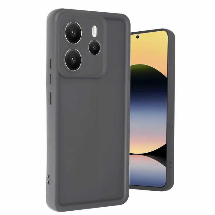 Newface Xiaomi Redmi Note 14 4G Kılıf Viera Silikon - Gri