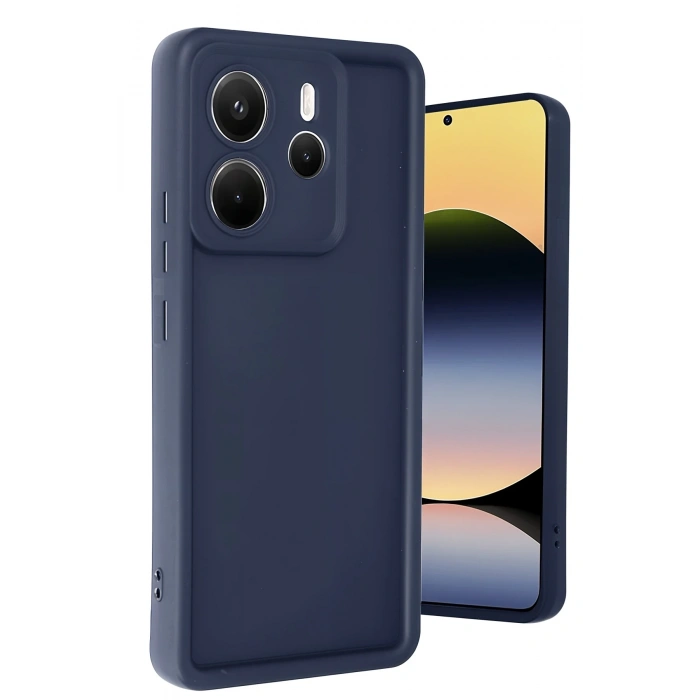 Newface Xiaomi Redmi Note 14 4G Kılıf Viera Silikon - Lacivert