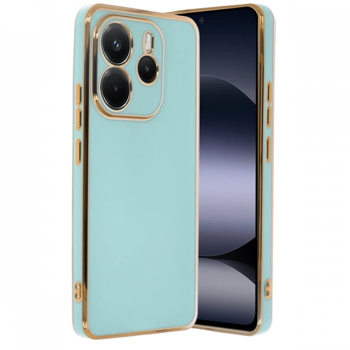 Newface Xiaomi Redmi Note 14 4G Kılıf Volet Silikon - Açık Yeşil