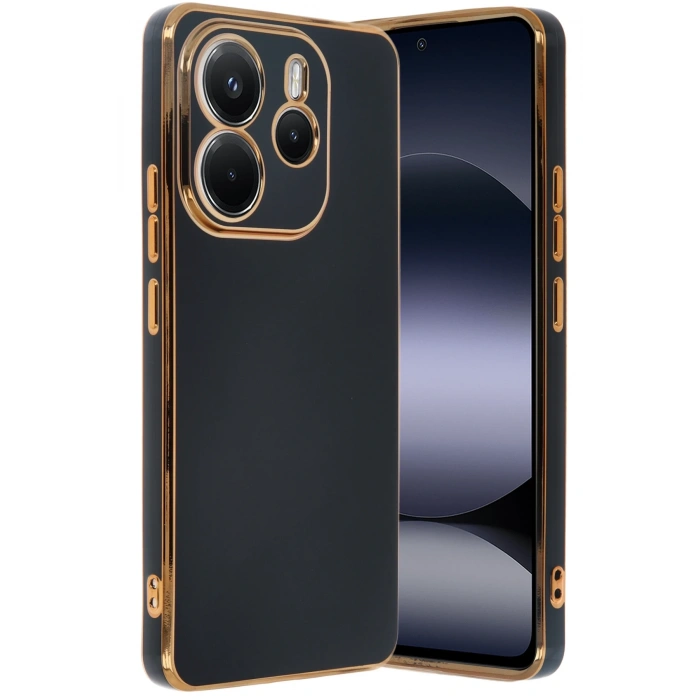 Newface Xiaomi Redmi Note 14 4G Kılıf Volet Silikon - Siyah