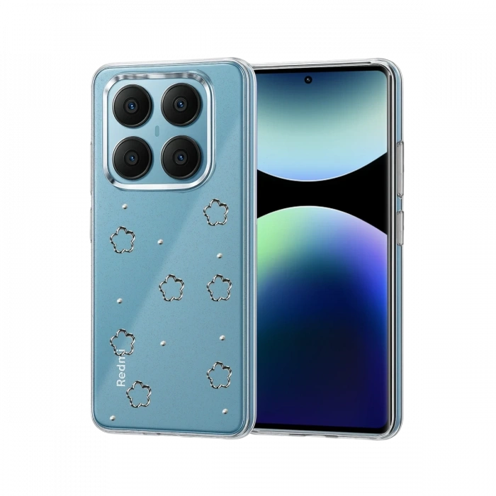 Newface Xiaomi Redmi Note 14 Pro 4G Fiyonk Desenli Kapak - Desen 2