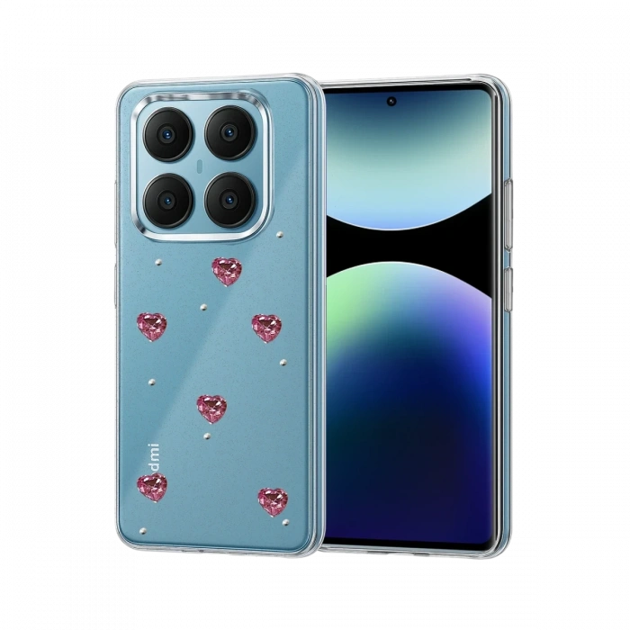 Newface Xiaomi Redmi Note 14 Pro 4G Fiyonk Desenli Kapak - Desen 3