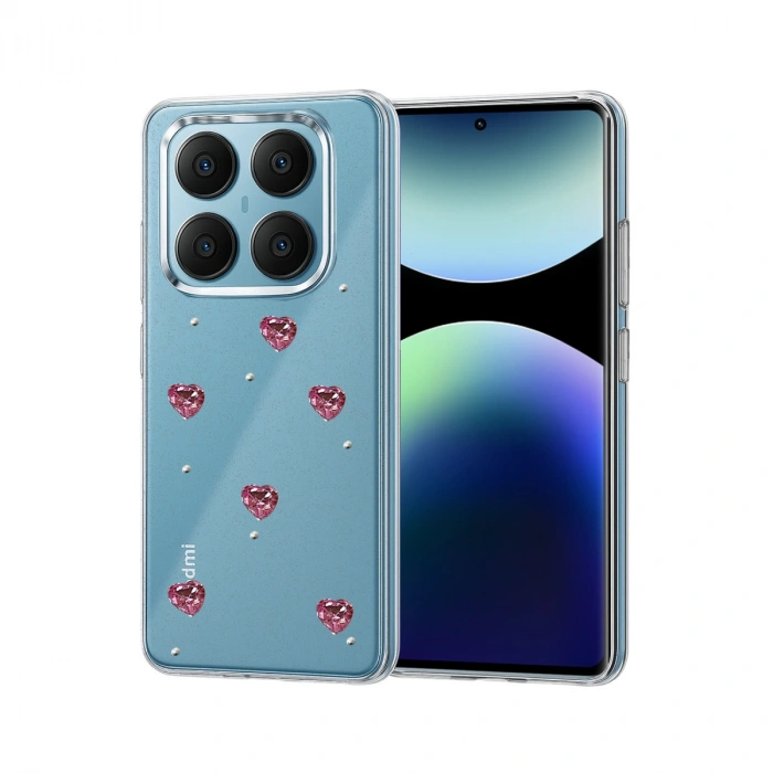 Newface Xiaomi Redmi Note 14 Pro 4G Fiyonk Desenli Kapak - Desen 3