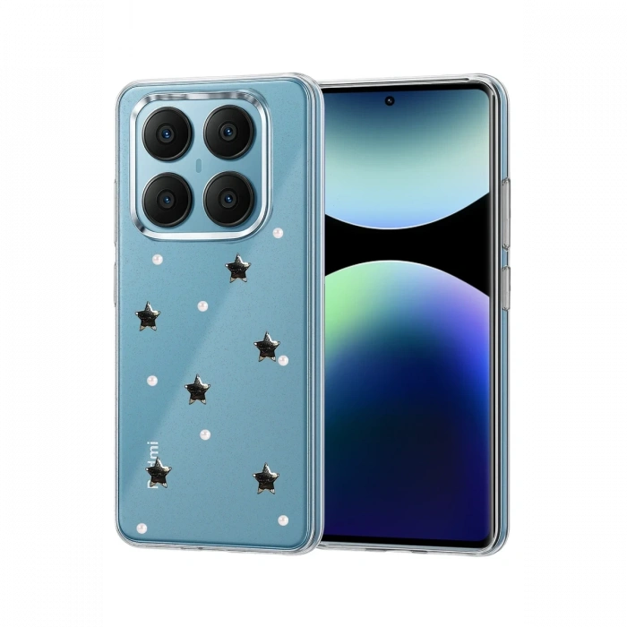 Newface Xiaomi Redmi Note 14 Pro 4G Fiyonk Desenli Kapak - Desen 7