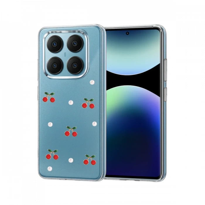 Newface Xiaomi Redmi Note 14 Pro 4G Fiyonk Desenli Kapak - Desen 9