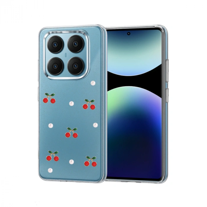 Newface Xiaomi Redmi Note 14 Pro 4G Fiyonk Desenli Kapak - Desen 9