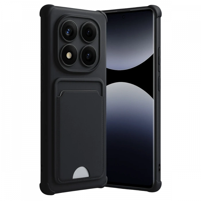 Newface Xiaomi Redmi Note 14 Pro 4G Kelvin Kartvizitli Silikon - Siyah