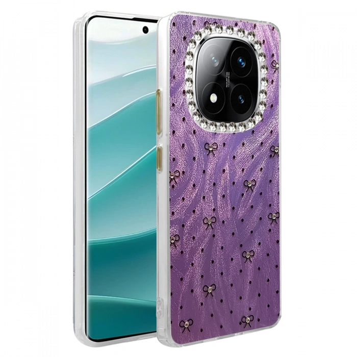 Newface Xiaomi Redmi Note 14 Pro 4G Kılıf Blade Aynalı Desenli Kapak - Desen 2