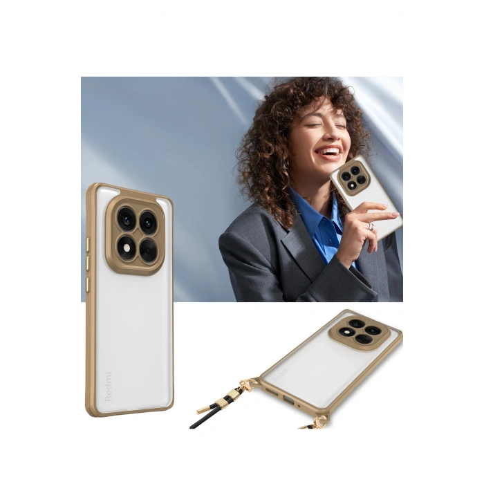 Newface Xiaomi Redmi Note 14 Pro 4G Kılıf Penta Silikon Kılıf - Siyah