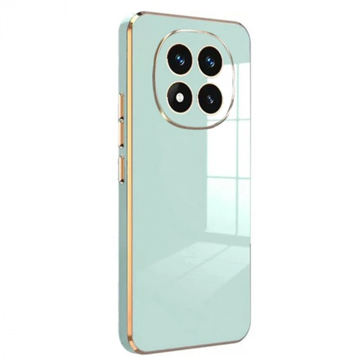 Newface Xiaomi Redmi Note 14 Pro 4G Kılıf Volet Silikon - Açık Yeşil