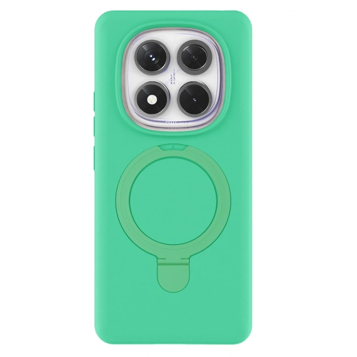 Newface Xiaomi Redmi Note 14 Pro 4G Regal Magsafe Standlı Kapak - Yeşil