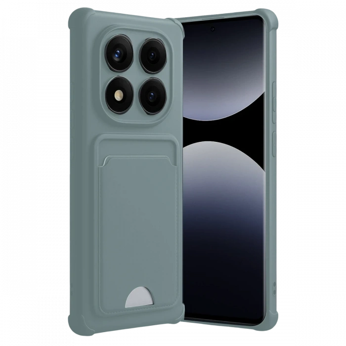 Newface Xiaomi Redmi Note 14 Pro 5G Kelvin Kartvizitli Silikon - Açık Yeşil