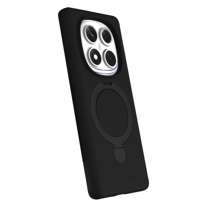 Newface Xiaomi Redmi Note 14 Pro 5G Regal Magsafe Standlı Kapak - Siyah