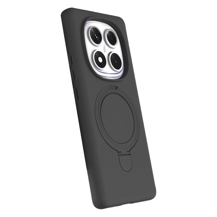 Newface Xiaomi Redmi Note 14 Pro 5G Regal Magsafe Standlı Kapak - Titan Gri