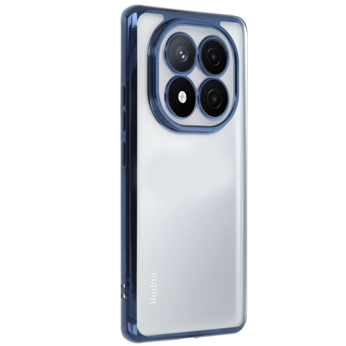 Newface Xiaomi Redmi Note 14 Pro Plus Kılıf Razer Lensli Silikon - Lacivert