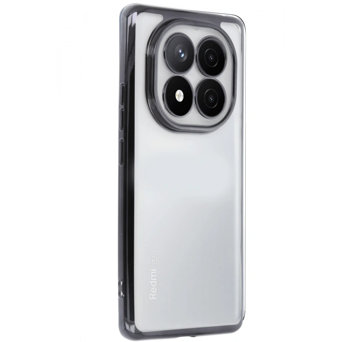 Newface Xiaomi Redmi Note 14 Pro Plus Kılıf Razer Lensli Silikon - Siyah