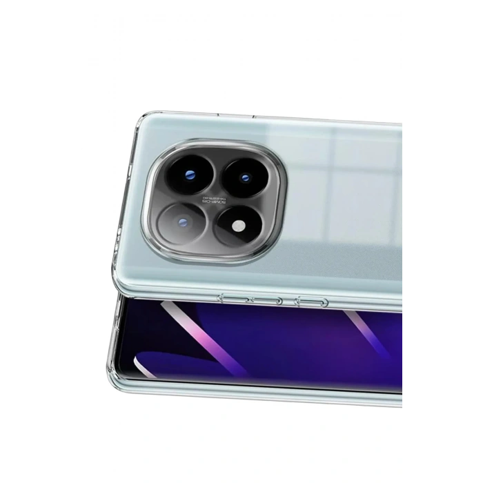 Newface Xiaomi Redmi Note 15 Pro 5G Lüx Şeffaf Silikon - Şeffaf