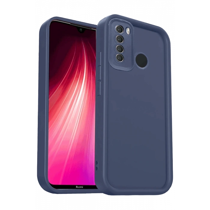 Newface Xiaomi Redmi Note 8 Kılıf Viera Silikon - Lacivert