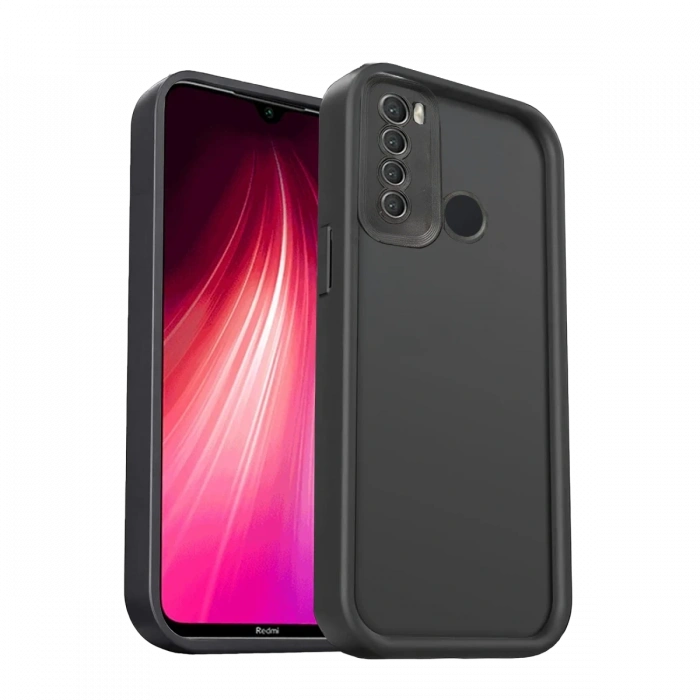 Newface Xiaomi Redmi Note 8 Kılıf Viera Silikon - Siyah