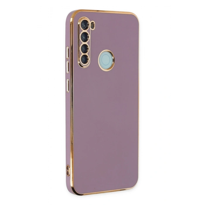 Newface Xiaomi Redmi Note 8 Kılıf Volet Silikon - Mor