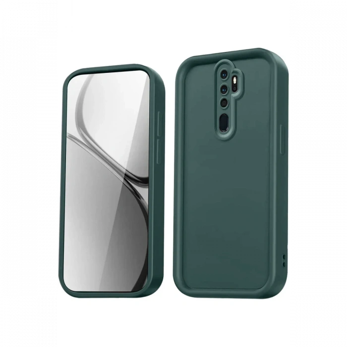 Newface Xiaomi Redmi Note 8 Pro Kılıf Viera Silikon - Koyu Yeşil