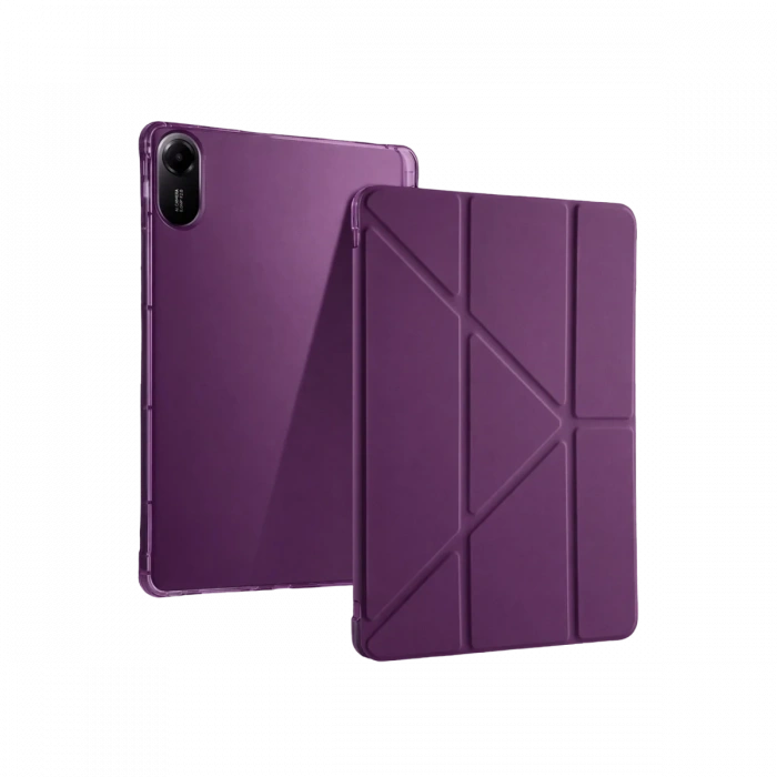 Newface Xiaomi Redmi Pad 2 Kalemlikli Mars Tablet Kılıfı - Mürdüm