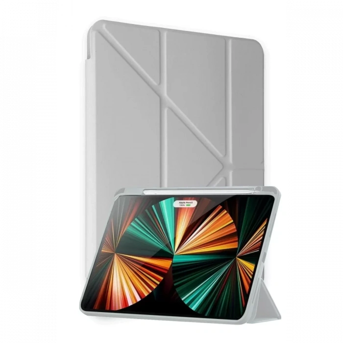 Newface Xiaomi Redmi Pad Pro 12.1 Kılıf Kalemlikli Mars Tablet Kılıfı - Gri