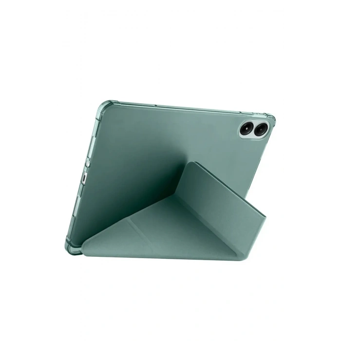 Newface Xiaomi Redmi Pad SE 4G Kılıf Kalemlikli Mars Tablet Kılıfı - Koyu Yeşil