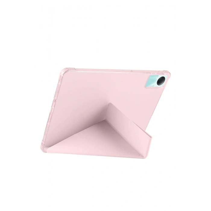 Newface Xiaomi Redmi Pad SE 4G Kılıf Kalemlikli Mars Tablet Kılıfı - Rose Gold