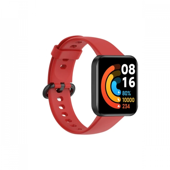 Newface Xiaomi Redmi Watch 2 Klasik Kordon - Kırmızı