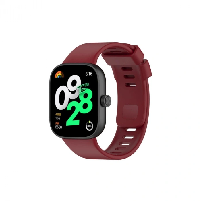 Newface Xiaomi Redmi Watch 4 Klasik Kordon - Bordo