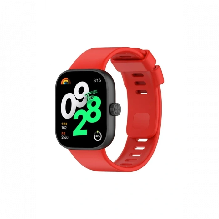 Newface Xiaomi Redmi Watch 4 Klasik Kordon - Kırmızı
