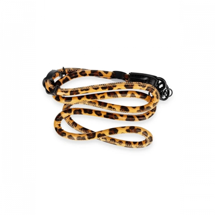 Onegif JI Leopar Desenli Boyun Askısı - Turuncu