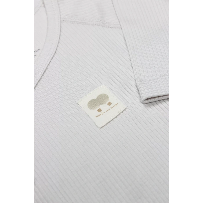 Organic Flying Balloons Kruvaze Uzun Kol Body Bs17121 Bej