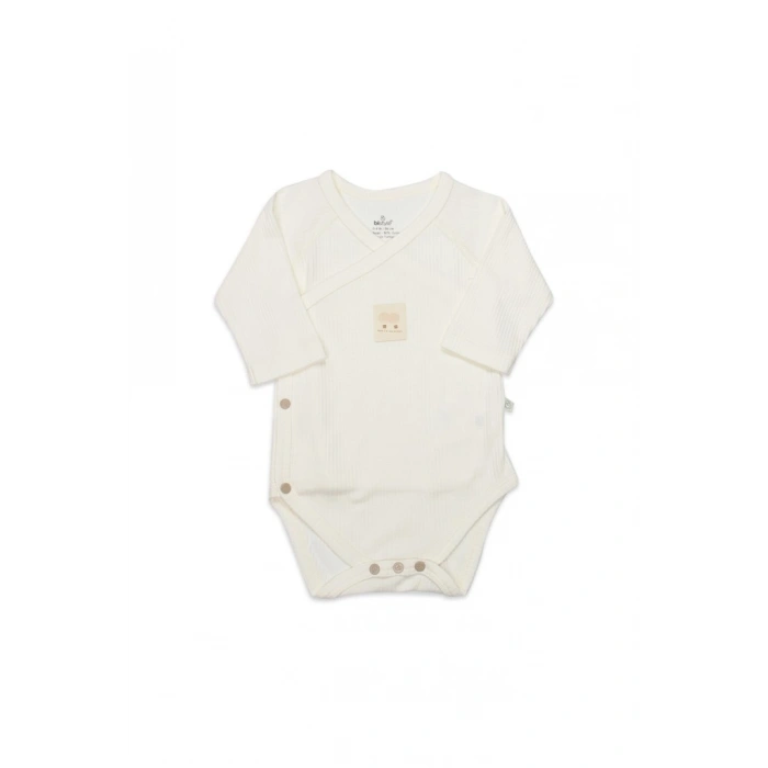 Organic Modal Flying Balloons Kruvaze Uzun Kol Body BS17121 Ekru