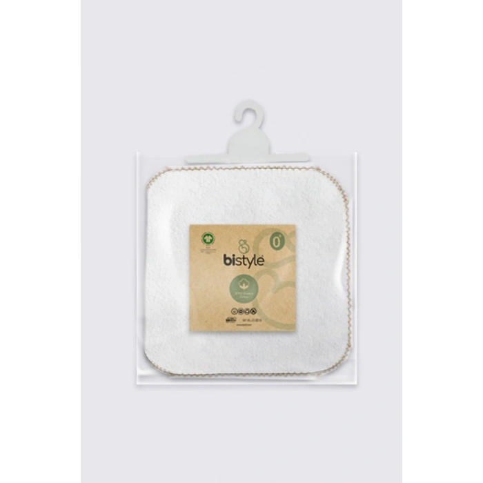 Organik 28x28 6Lı Havlu Mendil 90105 Ekru