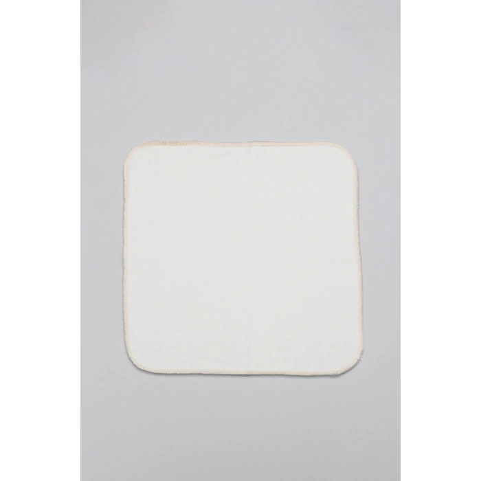 Organik 28x28 6Lı Penye Mendil 90103 Ekru