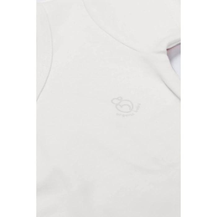 Organik Natural Basic Style Kruvaze Uzun Kol Body Bs17102 Ekru