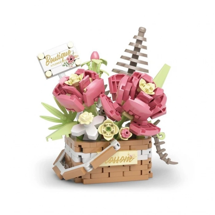 P1088 ÇİÇEK BUKETİ 395 PARÇA BLOCK OYUNCAK