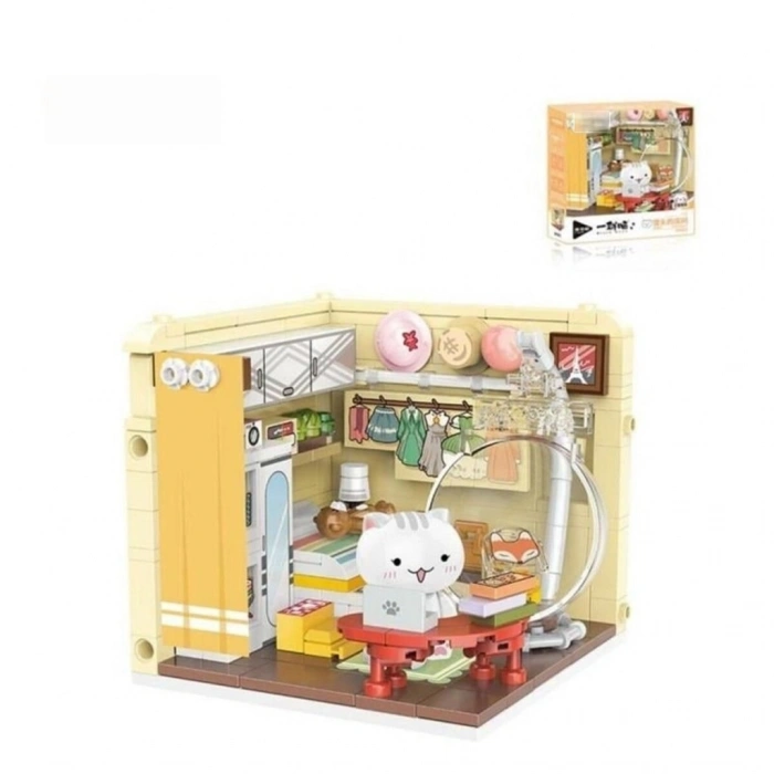 P885003 KEDİ MUTFAK 252 PARÇA BLOCK OYUNCAK