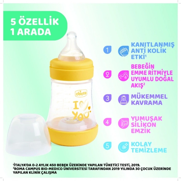 Perfect 5 Antikolik Biberon PP 150 ml Boy
