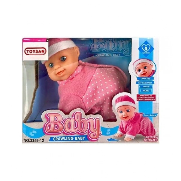 PİLLİ EMEKLEYEN SESLİ BEBEK