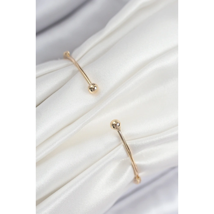 Pirinç Zirkon Taşlı Kelebek Model Gold Renk Kadın Bileklik