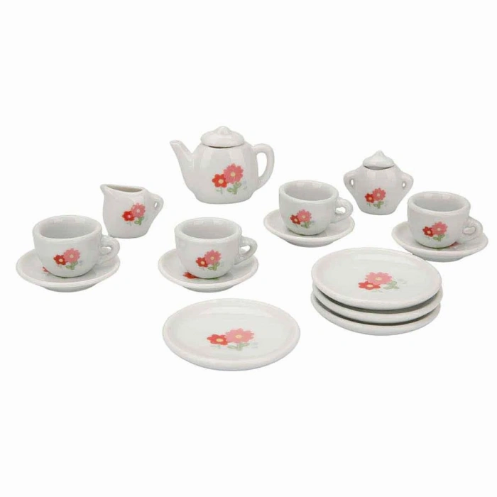 Porselen Çay Takımı 17 Parça 1 adet